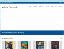 Tablet Screenshot of kristiezamrazil.com